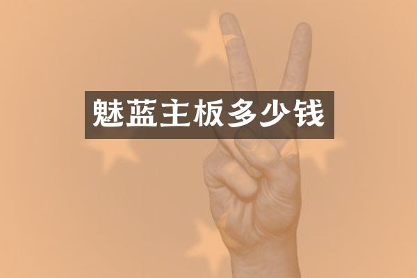 魅蓝主板多少钱