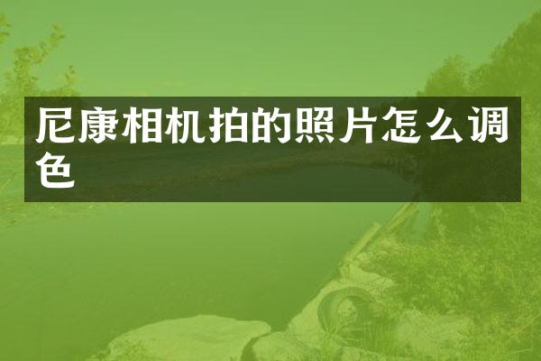 尼康相机拍的照片怎么调色