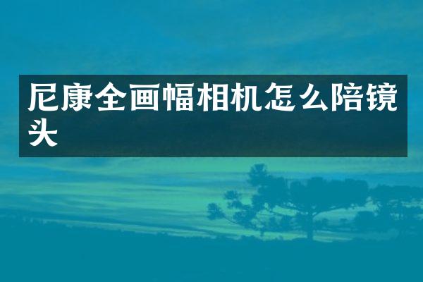 尼康全画幅相机怎么陪镜头