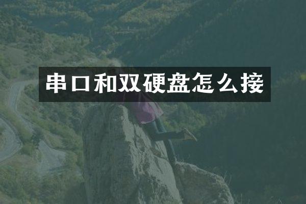 串口和双硬盘怎么接