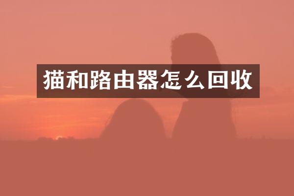猫和路由器怎么回收