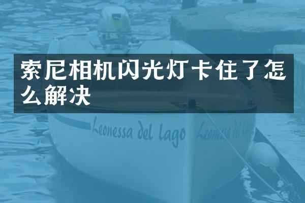 索尼相机闪光灯卡住了怎么解决