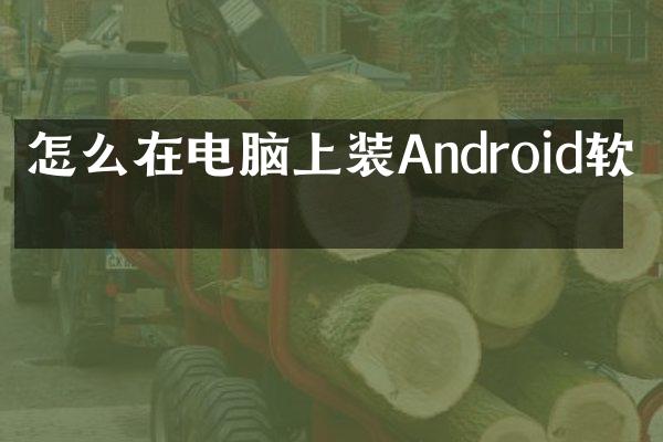 怎么在电脑上装Android软件