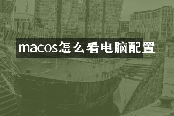 macos怎么看电脑配置