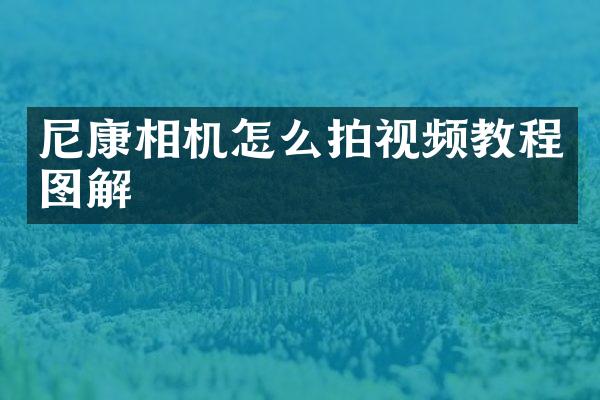 尼康相机怎么拍视频教程图解