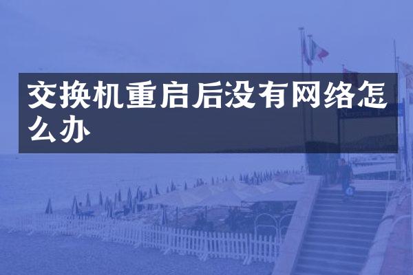 交换机重启后没有网络怎么办