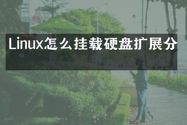 Linux怎么挂载硬盘扩展分区