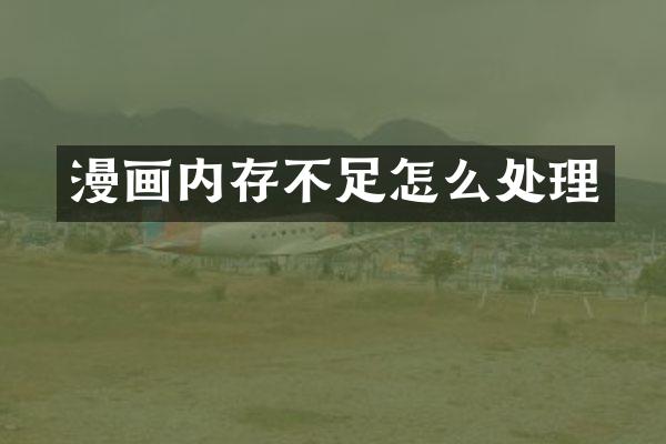 漫画内存不足怎么处理