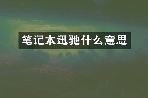 笔记本迅驰什么意思
