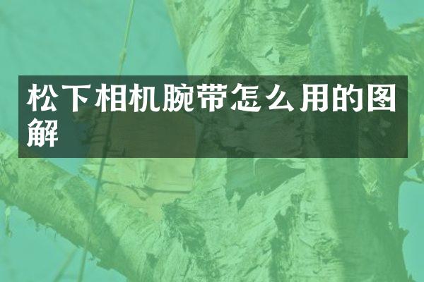 松下相机腕带怎么用的图解