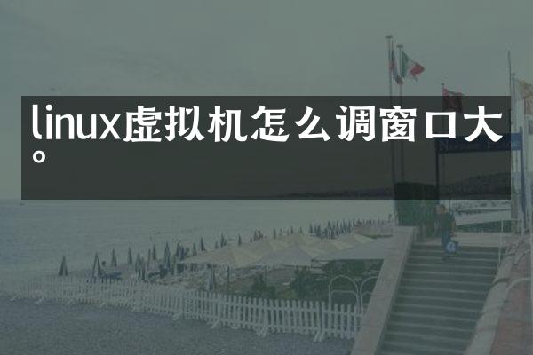 linux虚拟机怎么调窗口大小