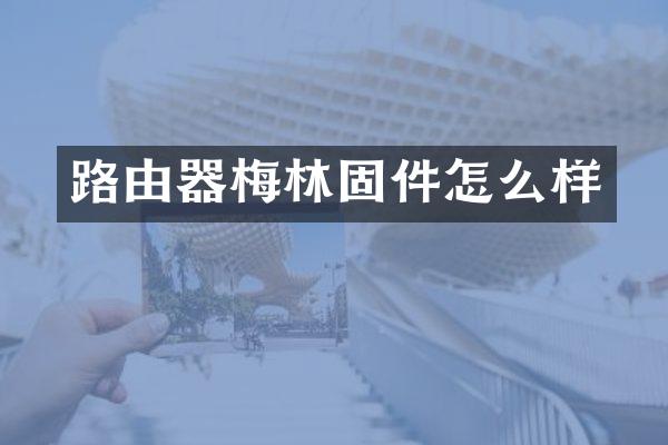路由器梅林固件怎么样