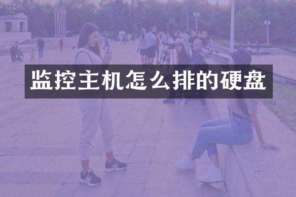 监控主机怎么排的硬盘