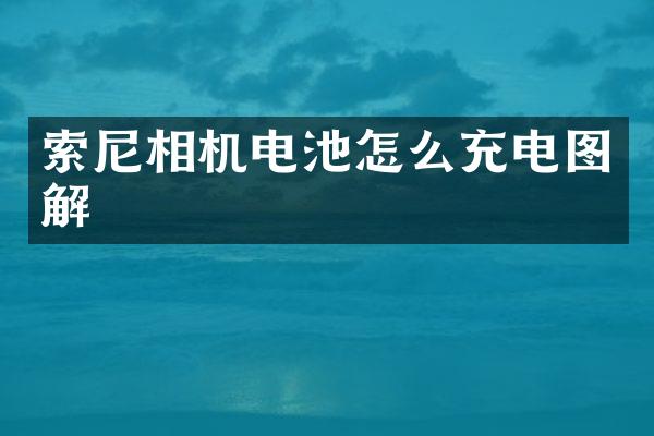 索尼相机电池怎么充电图解