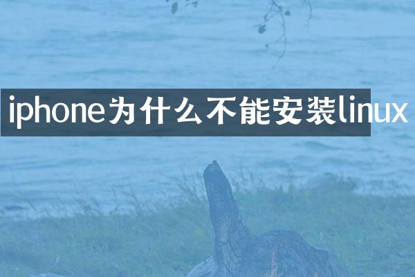 iphone为什么不能安装linux