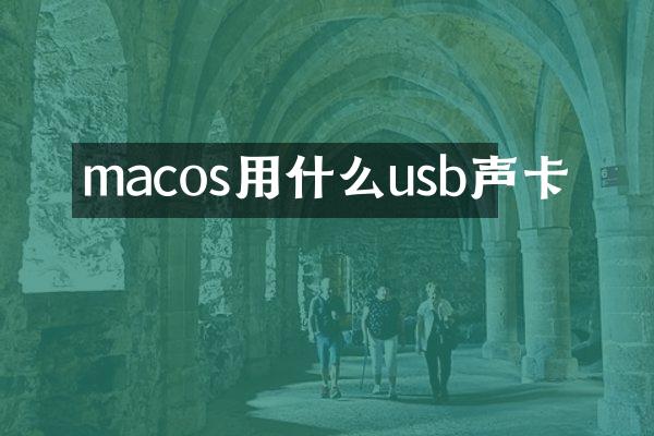 macos用什么usb声卡