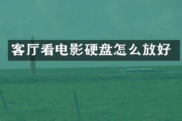 客厅看电影硬盘怎么放好