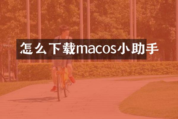 怎么下载macos小助手