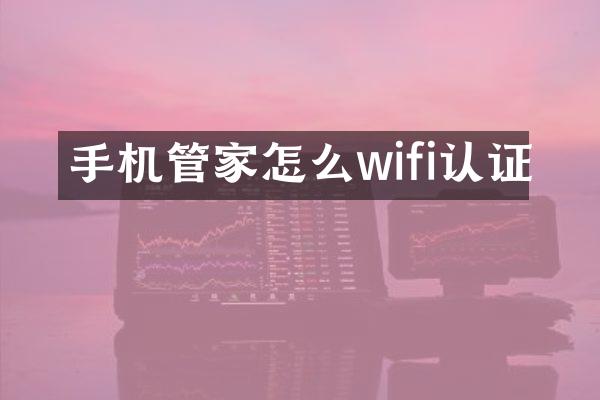 手机管家怎么wifi认证