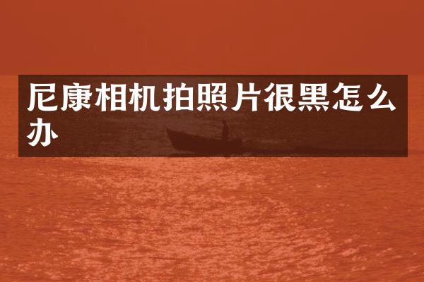 尼康相机拍照片很黑怎么办