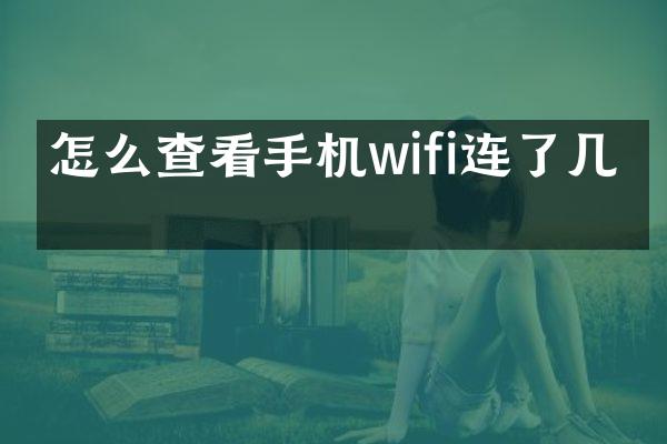 怎么查看手机wifi连了几个