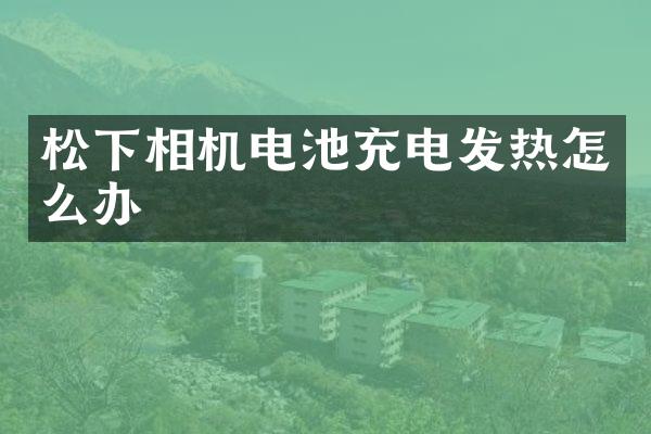松下相机电池充电发热怎么办