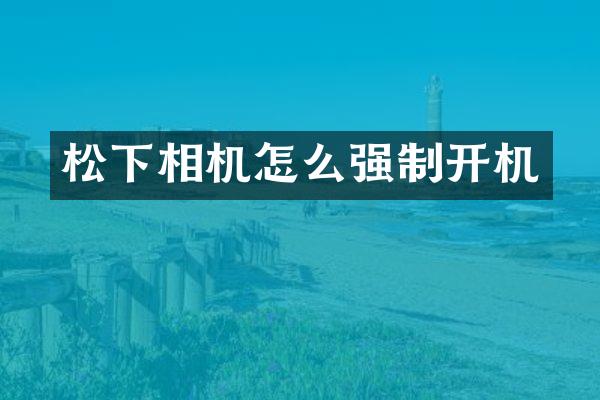 松下相机怎么强制开机