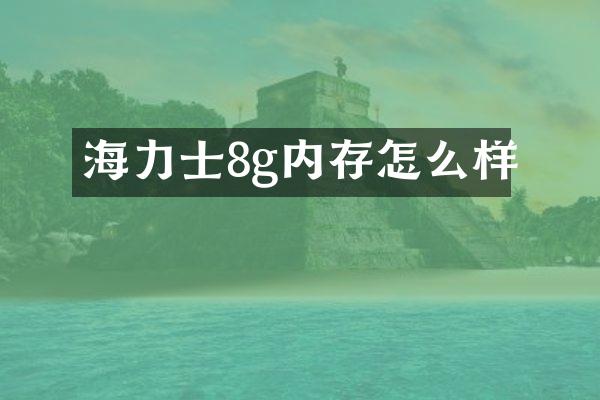 海力士8g内存怎么样