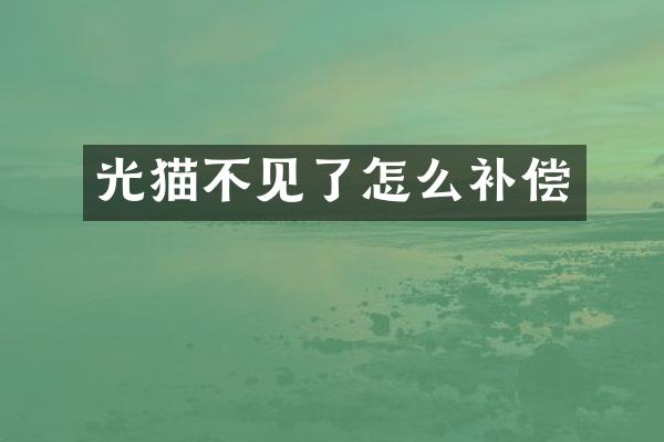 光猫不见了怎么补偿