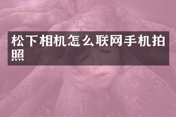 松下相机怎么联网手机拍照