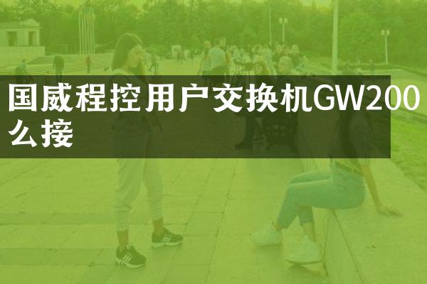 国威程控用户交换机GW200怎么接