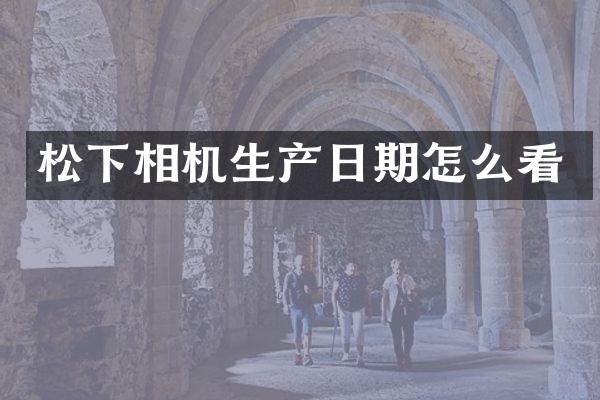 松下相机生产日期怎么看