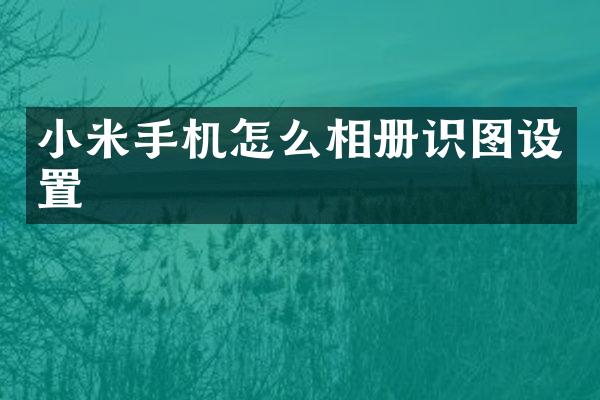 小米手机怎么相册识图设置