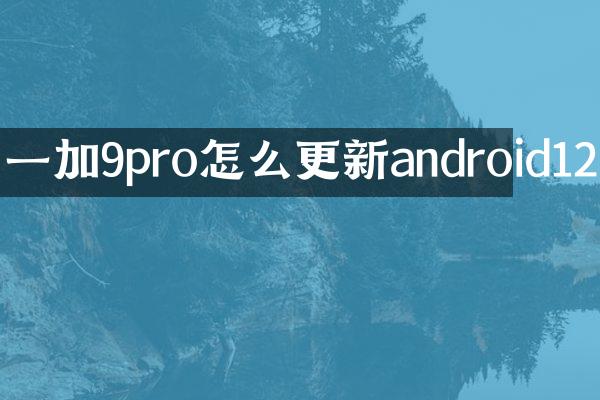 一加9pro怎么更新android12