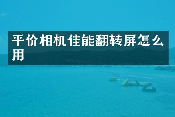 平价相机佳能翻转屏怎么用