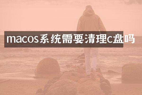macos系统需要清理c盘吗