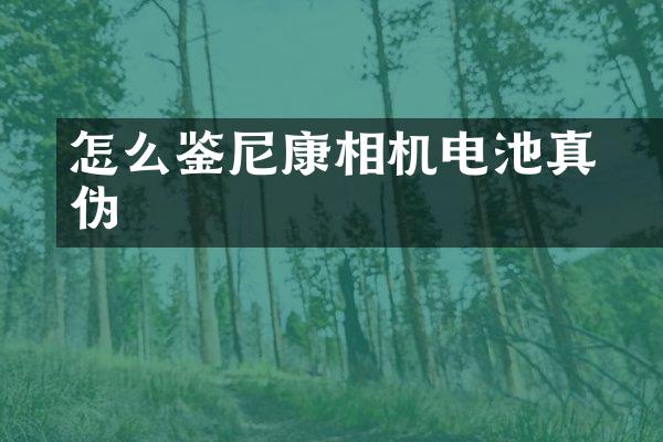 怎么鉴別尼康相机电池真伪
