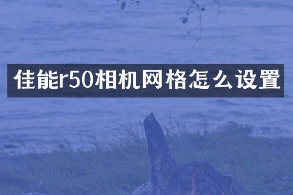 佳能r50相机网格怎么设置