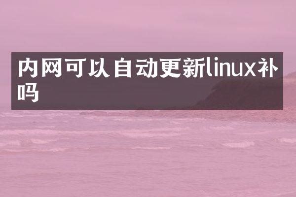 内网可以自动更新linux补丁吗