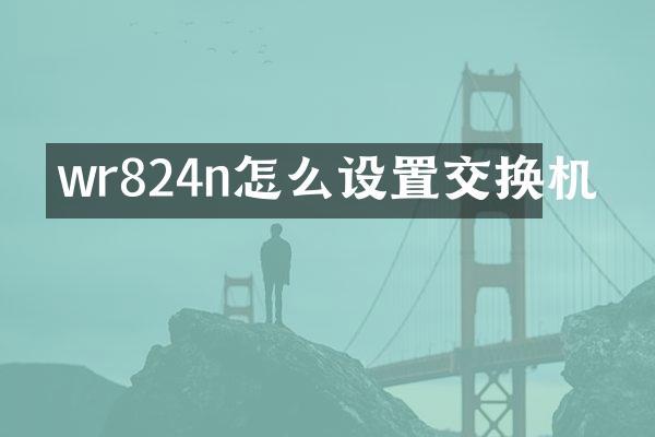 wr824n怎么设置交换机