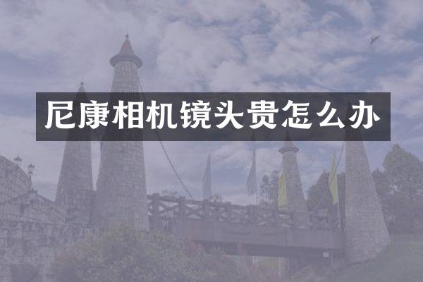 尼康相机镜头贵怎么办