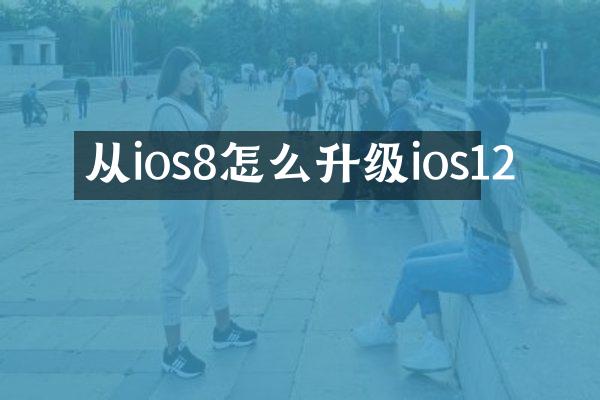 从ios8怎么升级ios12