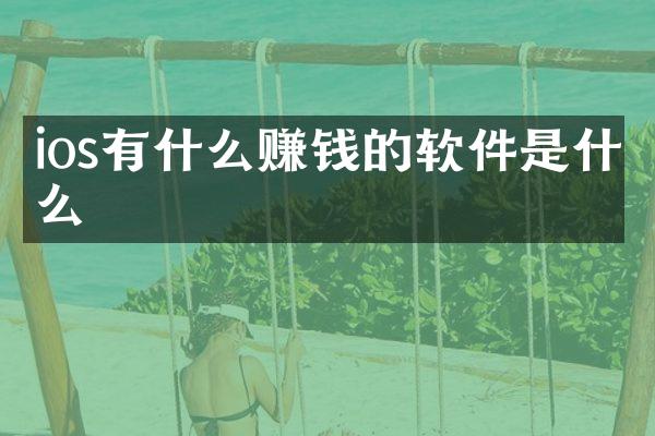 ios有什么赚钱的软件是什么