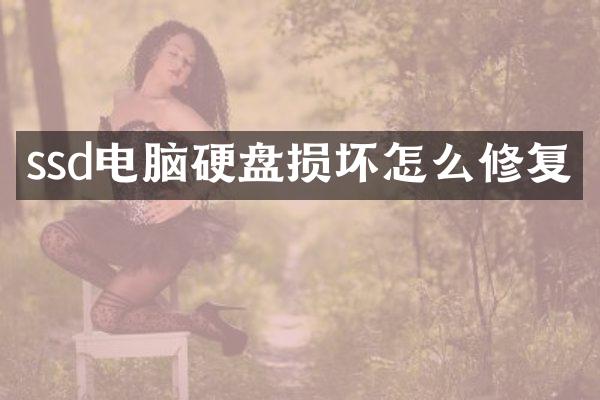 ssd电脑硬盘损坏怎么修复