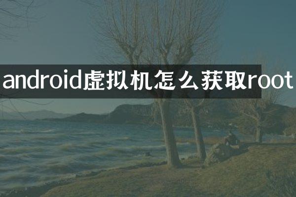 android虚拟机怎么获取root