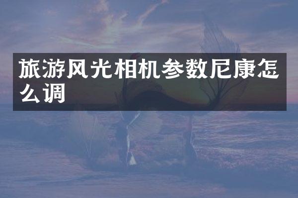 旅游风光相机参数尼康怎么调
