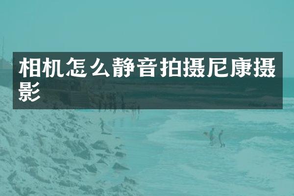 相机怎么静音拍摄尼康摄影