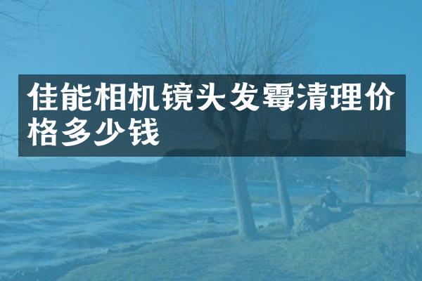 佳能相机镜头发霉清理价格多少钱