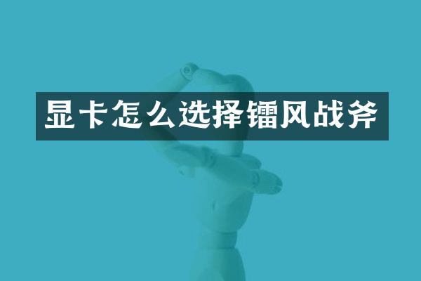 显卡怎么选择镭风战斧