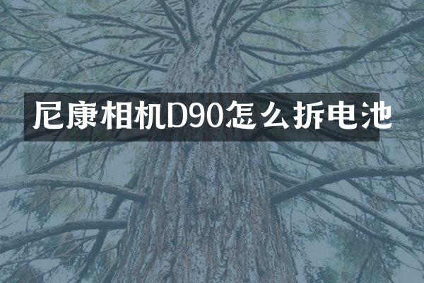 尼康相机D90怎么拆电池